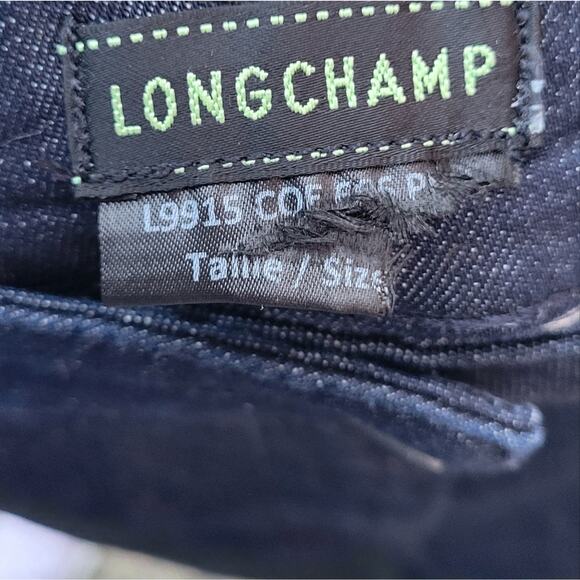 Longchamp Straight Leg Denim Jeans Blue Women's Size 38 Size 6 - Picture 5 of 7
